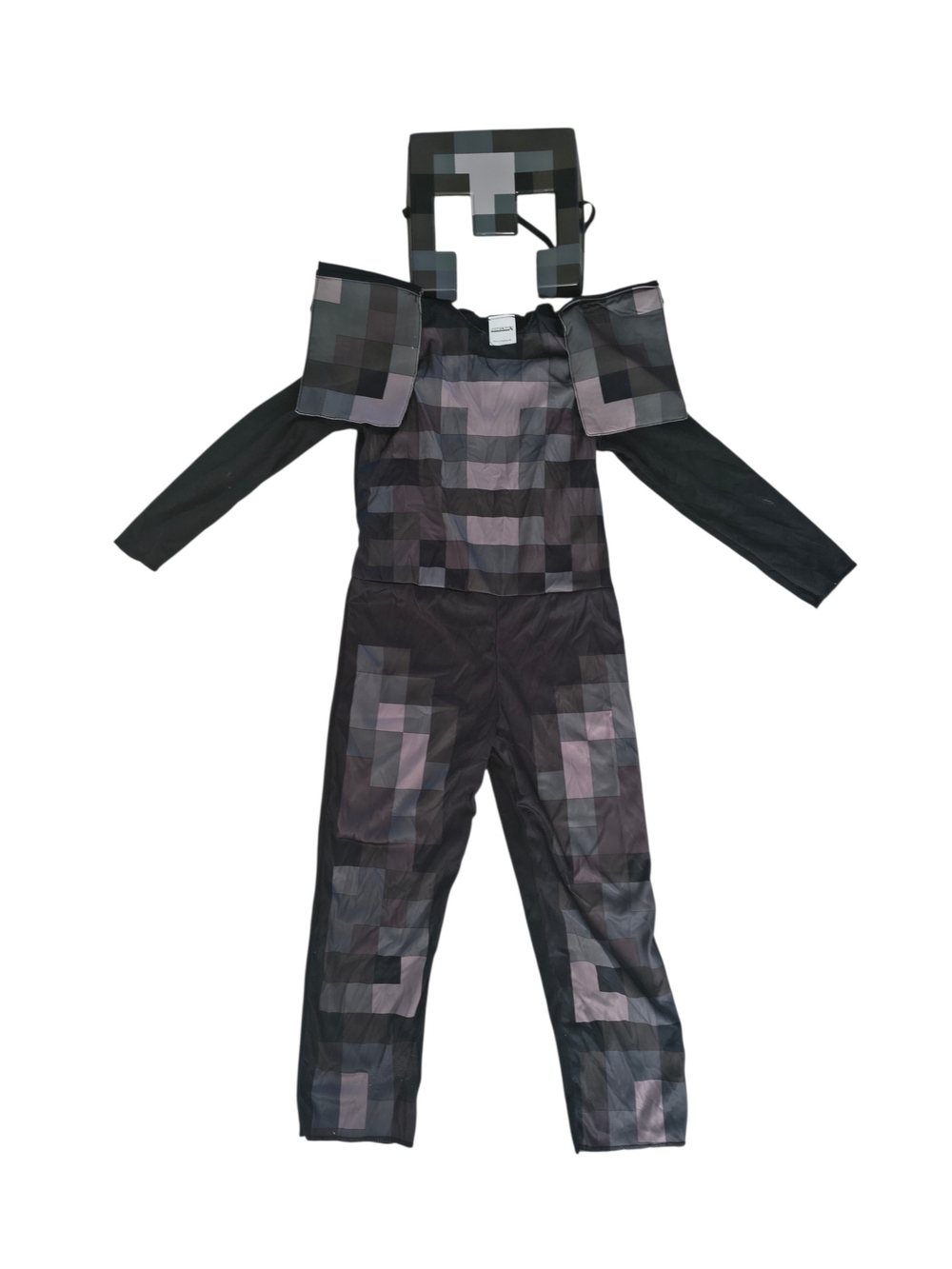 Minecraft Netherite Armour Kids Costume with Mask